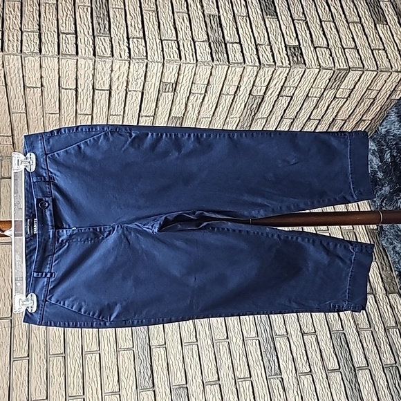 Talbots Perfect Skimmer Pant Navy Sz 10 Excellent - Picture 2 of 12